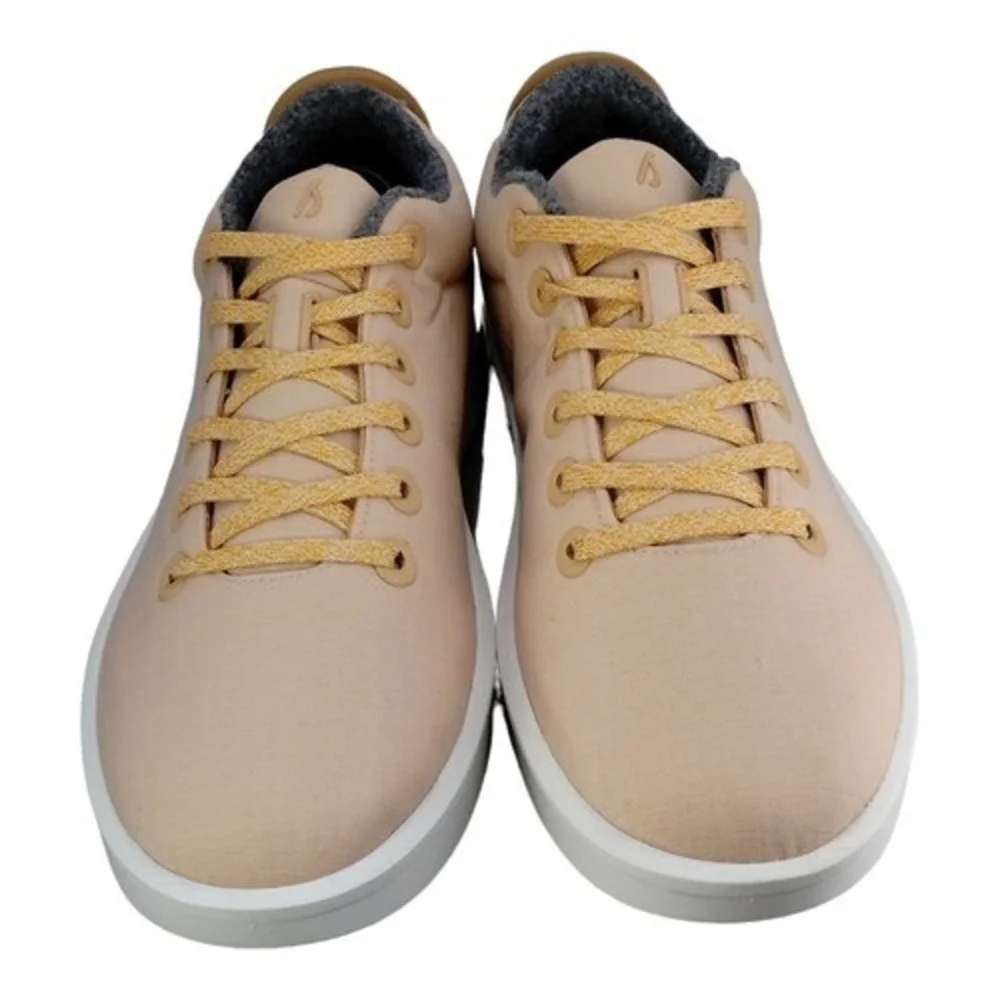 Allbirds WP Wool Piper Woven Mens Shoes Sneaker Lux Camel Blizzard Sole Sz 10